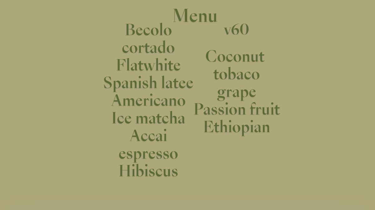 Qatraa Menu